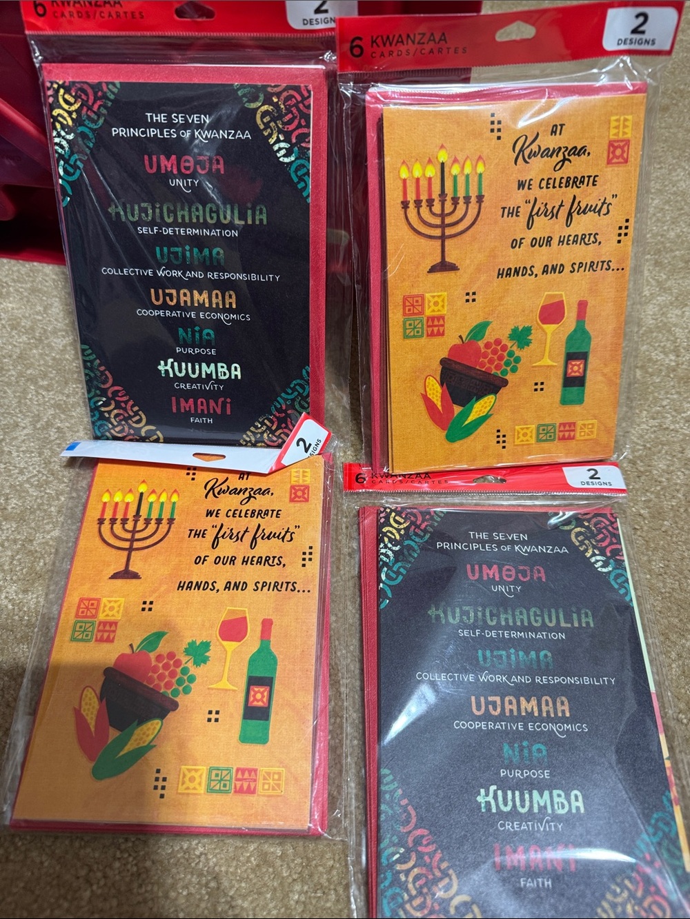 Hallmark Kwanzaa  cards